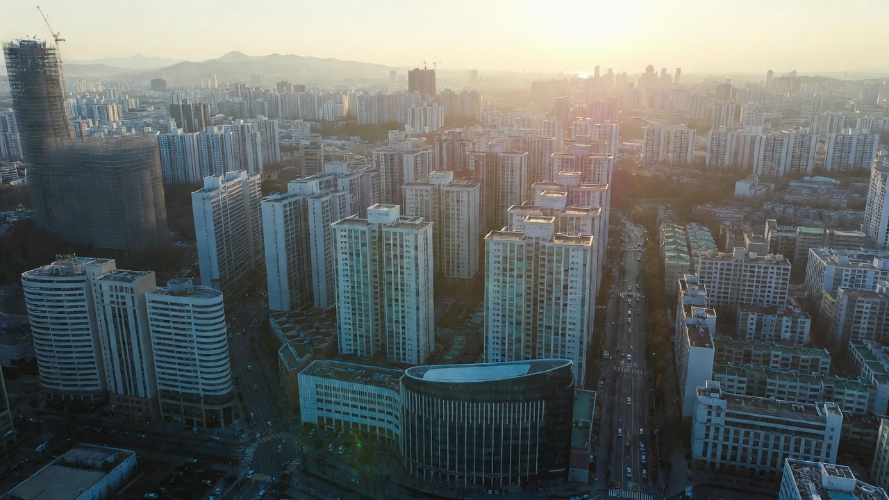 상속증여 도시 전경 이미지