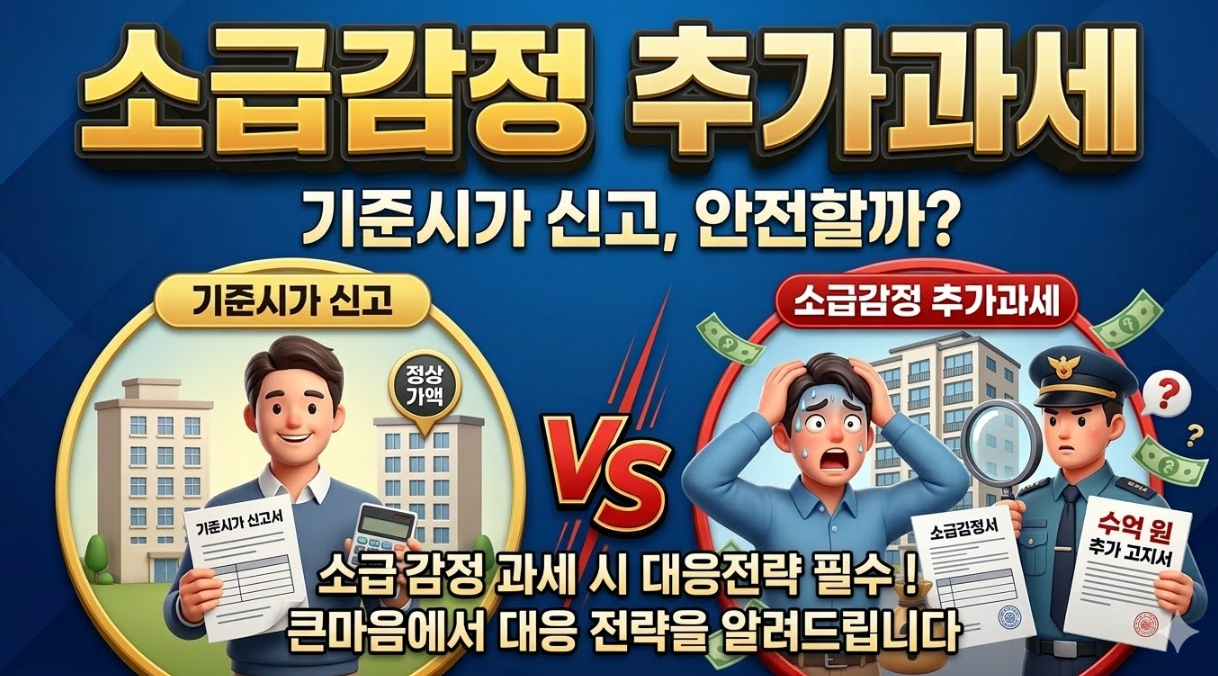 소급감정 과세 대응 큰마음세무회계컨설팅