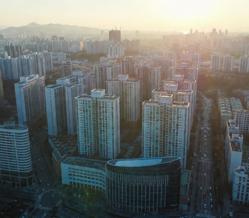 상속증여 도시 전경 이미지